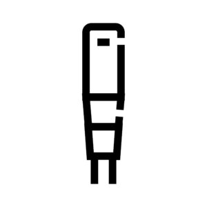 VoIP phone accessories icon illustration